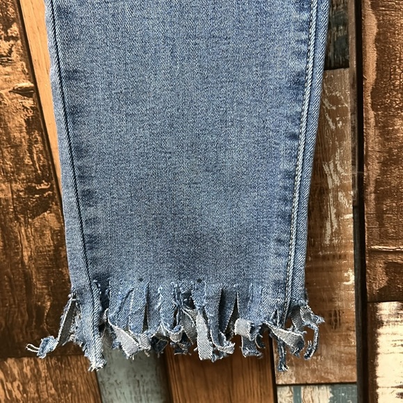 Kancan 3/25 skinny fringe bottom jeans - Picture 5 of 13